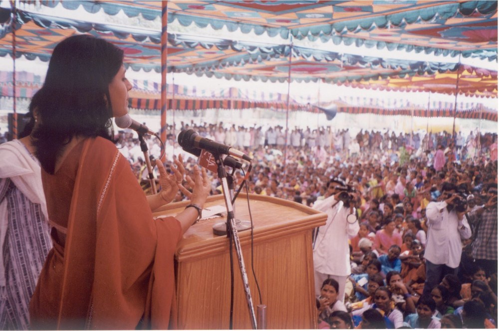 Women's day at Anantapur, 2003. Photo courtesy: Nandita Das.